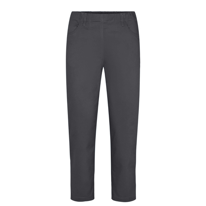 Laurie Patricia Pure Regular Cropped Bukser - Anthracite