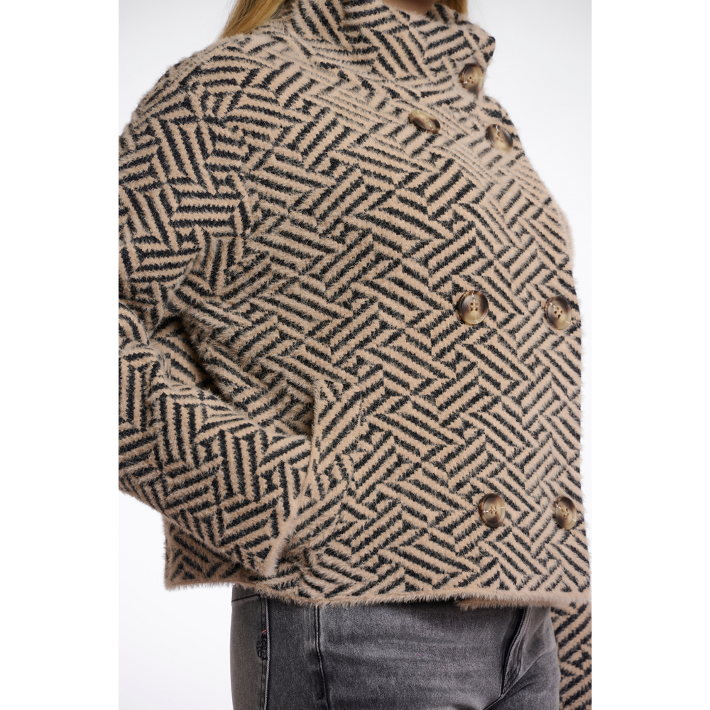 Rino & Pelle Beth Jakke - Sand Graphic