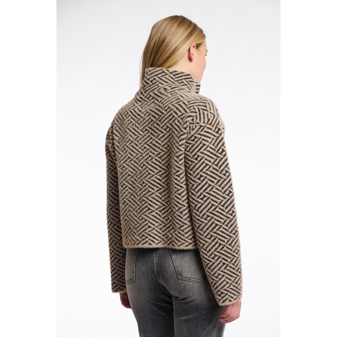 Rino & Pelle Beth Jakke - Sand Graphic