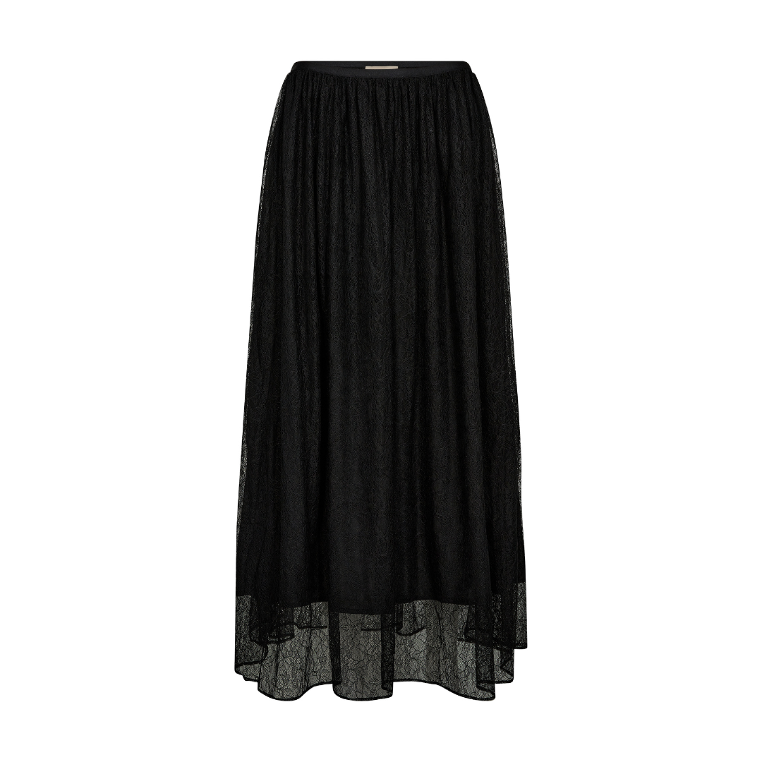 Mos Mosh MMSalinta Lace Nederdel - Black