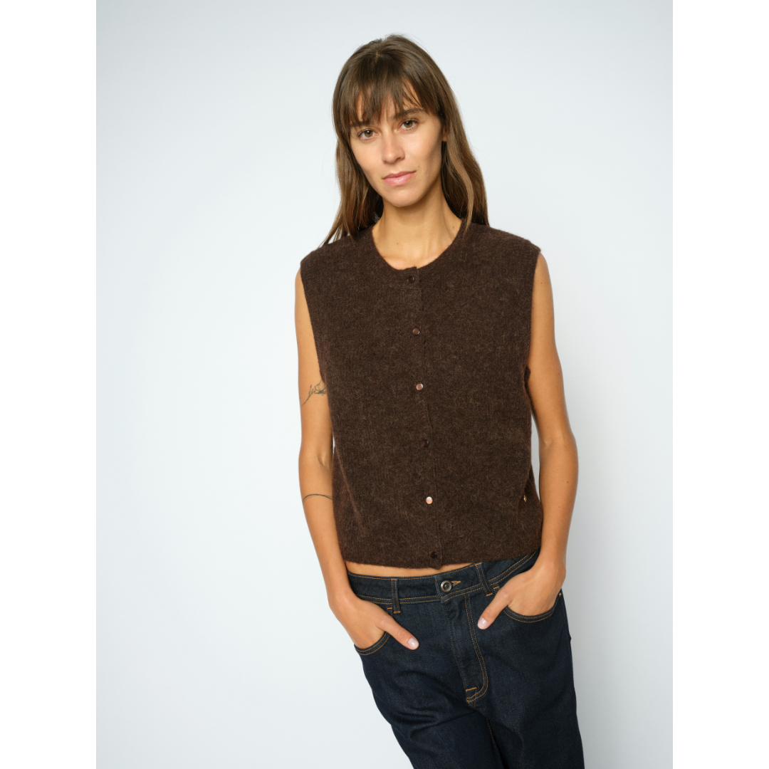 Mos Mosh MMAlmine Thora Knit Vest - Delicioso