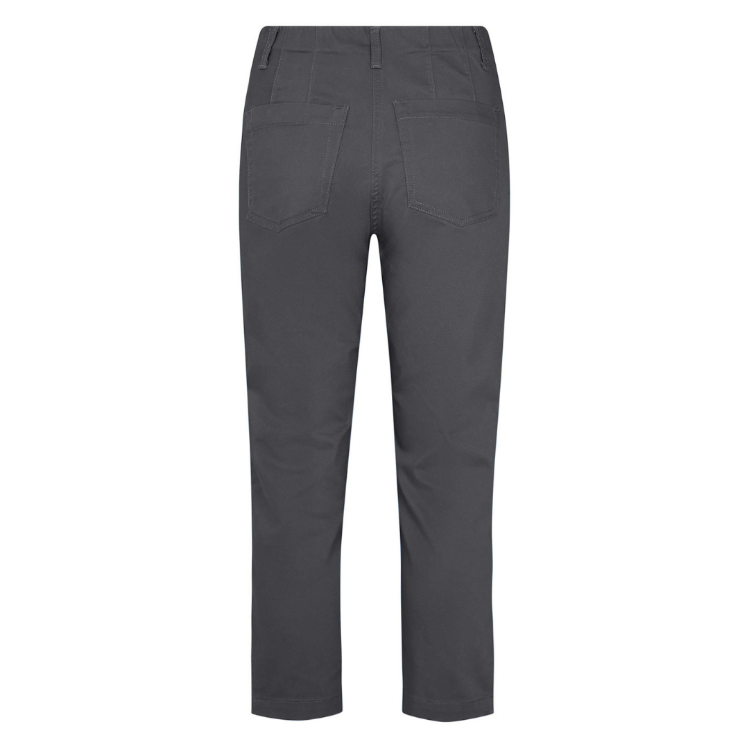 Laurie Patricia Pure Regular Cropped Bukser - Anthracite
