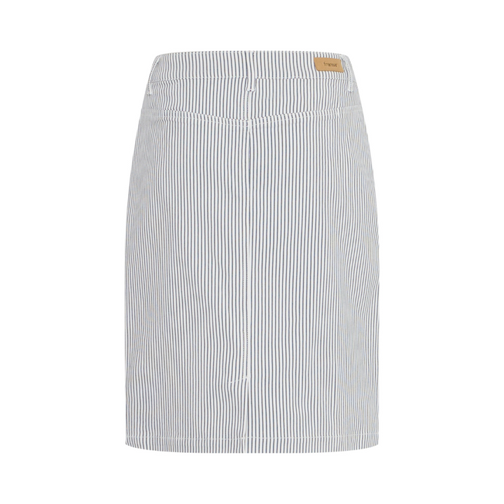 Fransa FRENA SK 2 Nederdel - Birch w. Vavy Blazer Stripe