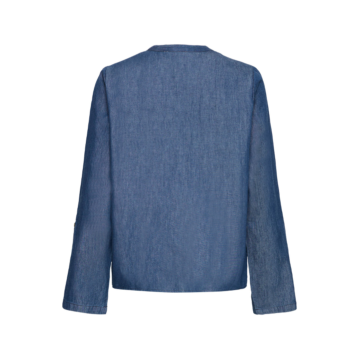 Fransa FRVILDA BL 1 Bluse - Raw Blue Denim