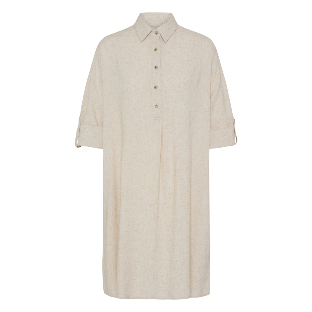 Fransa FRJETT DR 1 Kjole - Undyed Unbleached / Grey - Butik VIVI