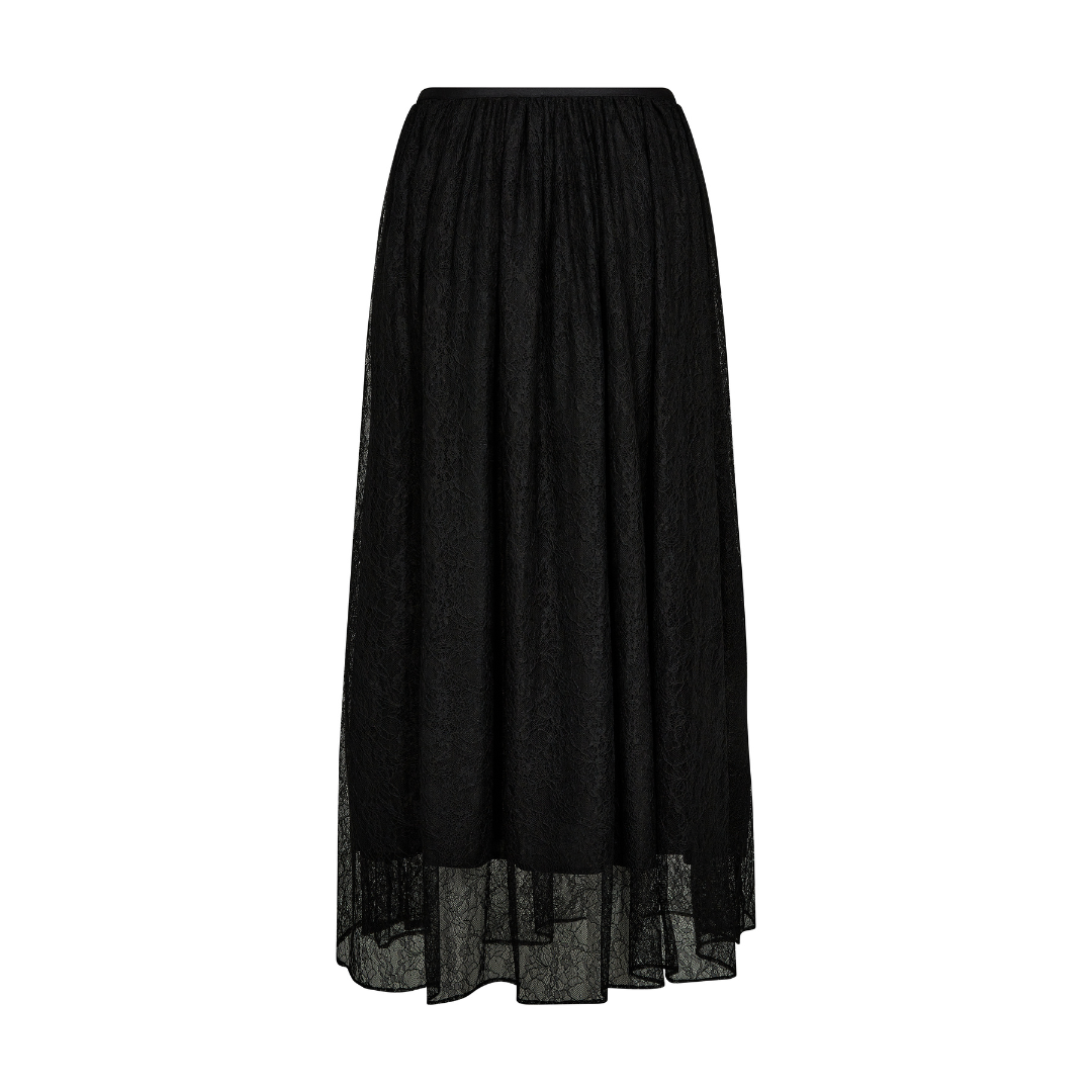 Mos Mosh MMSalinta Lace Nederdel - Black