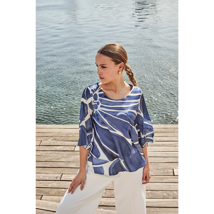 Molly Jo 7485 Bluse - Blå