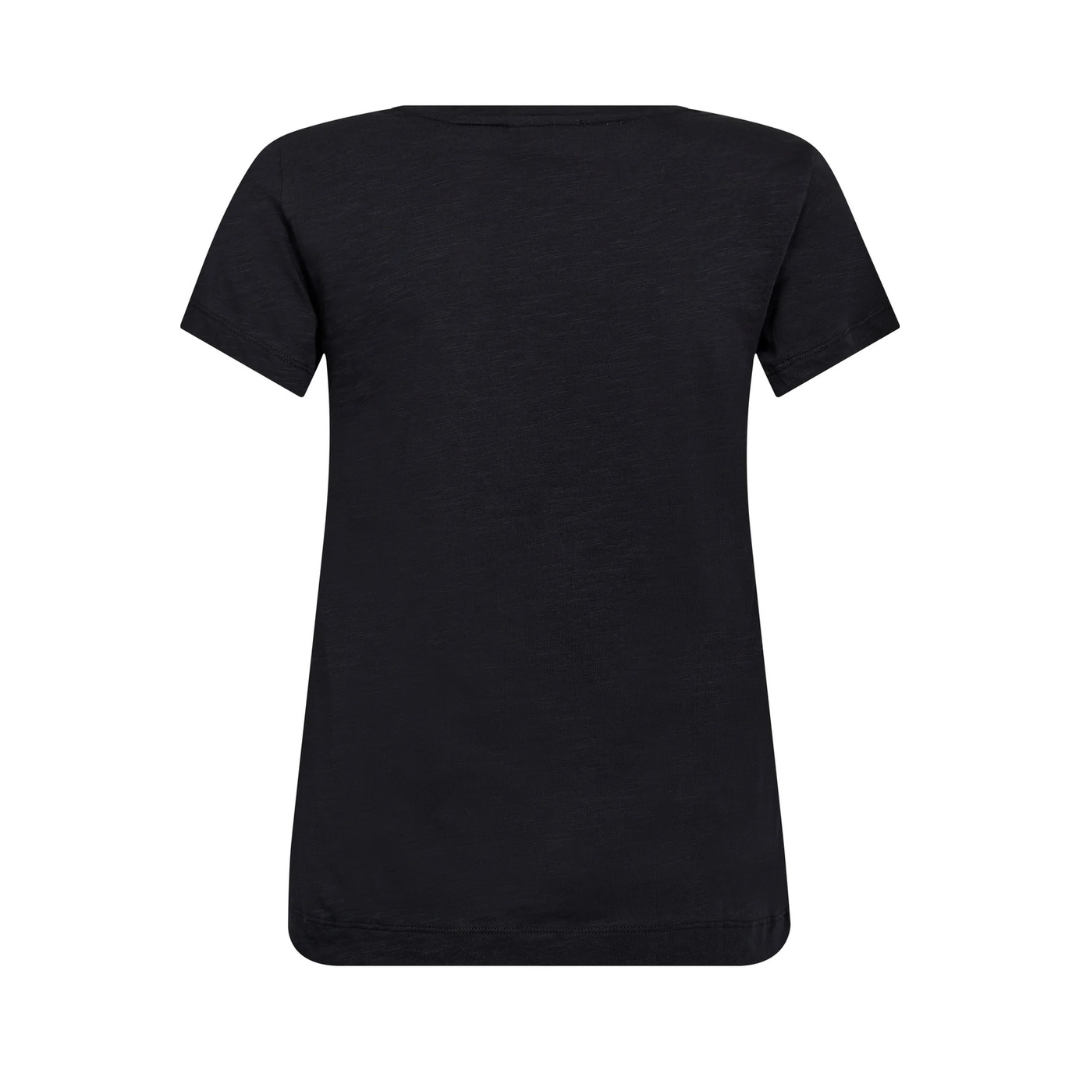 Mos Mosh Zibby O-SS T-shirt - Sort