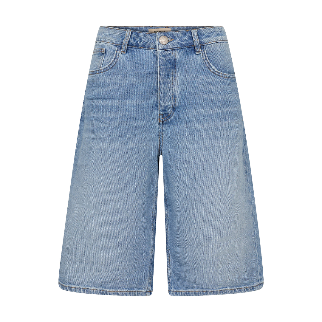Mos Mosh Mathilde Denim Shorts - Light Blue