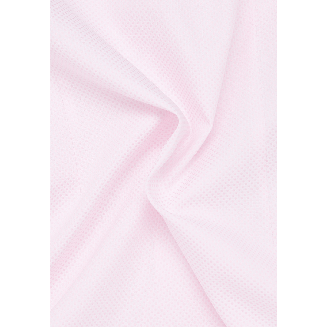 Eterna Jacquard Long Sleeve Skjortebluse - Rose