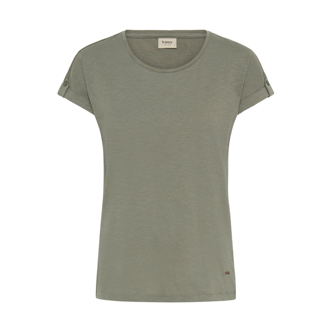 Fransa FRDALIA TEE 1 T-Shirt - Agave Green - Butik VIVI