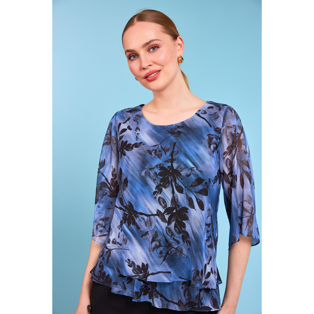 Molly Jo 7491 Bluse - Blå