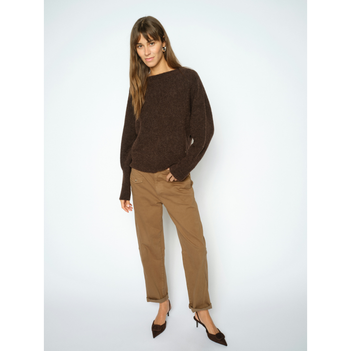 Mos Mosh MMAymen Len Bukser - Dark Camel, Ankle