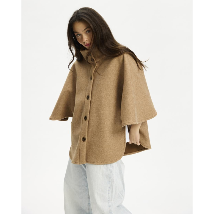 Kopenhaken KPHISLA Poncho Jakke - Incense - Butik VIVI