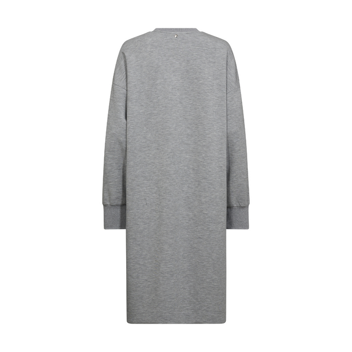 Mos Mosh MMRenzi O-LS Sweatdress - Grey Melange