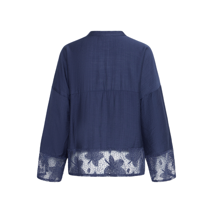 Fransa FRMINNAS LS langærmet Bluse - Nebulas Blue