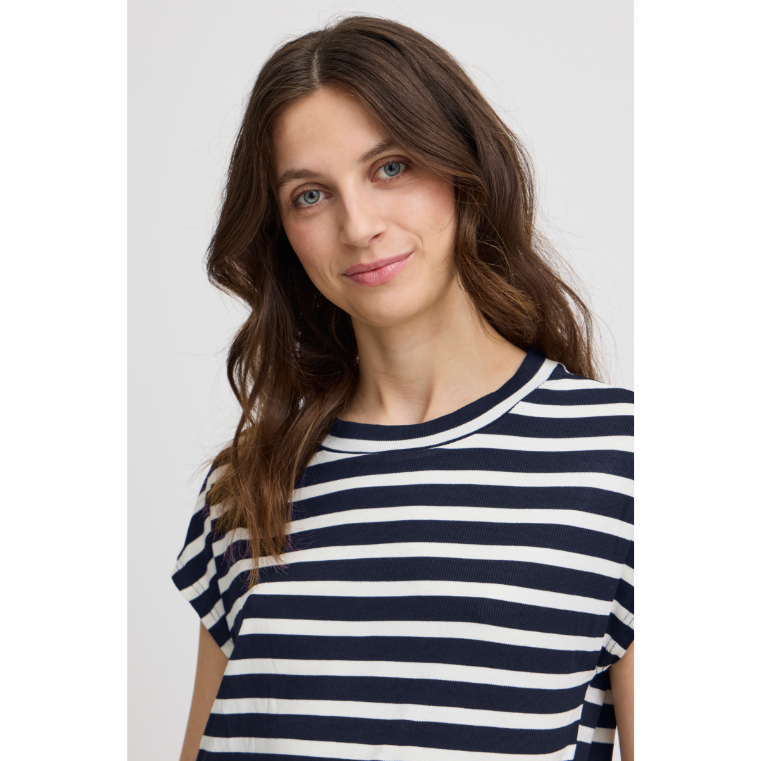 Fransa FRCANO T-shirt - navy blazer mix
