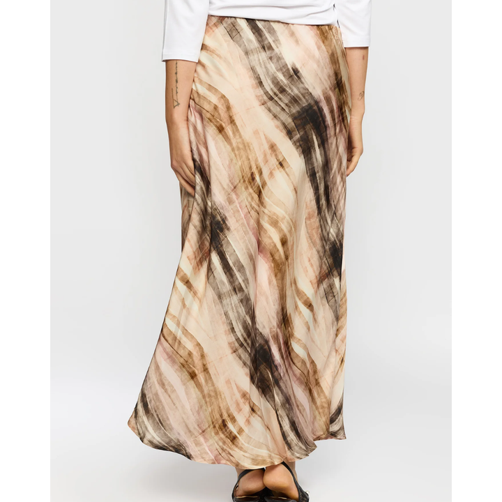 2Biz Georgina Nederdel - Sand Stripe