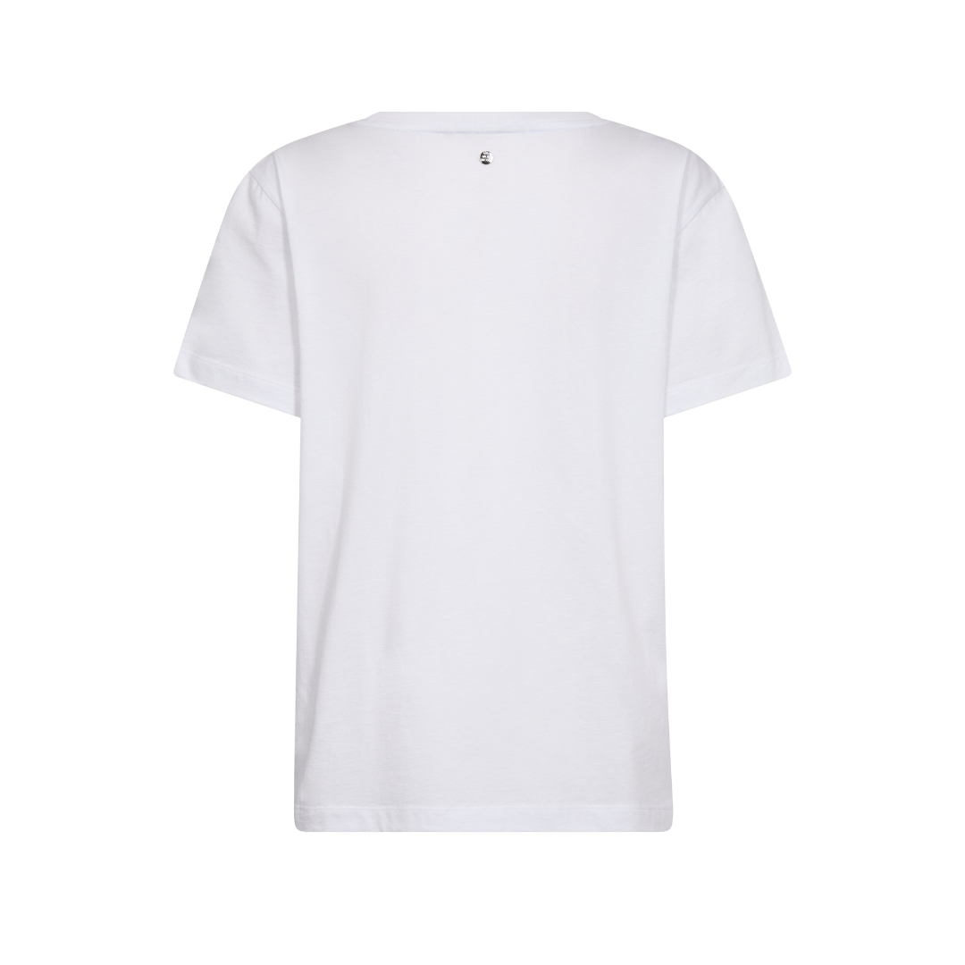 Mos Mosh MMWasha O-SS T-Shirt - White - Butik VIVI