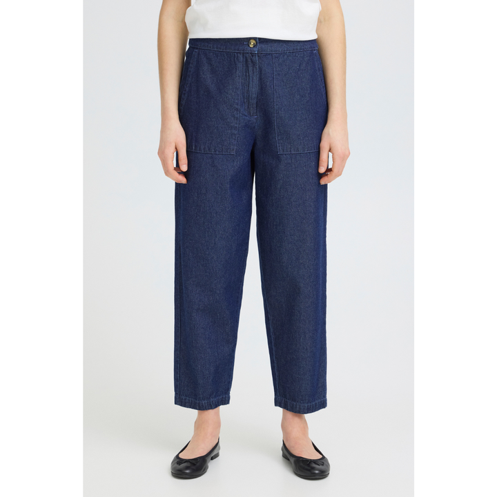 Fransa FRBLANCA PA 1 Bukser - Mid Blue Denim - Butik VIVI
