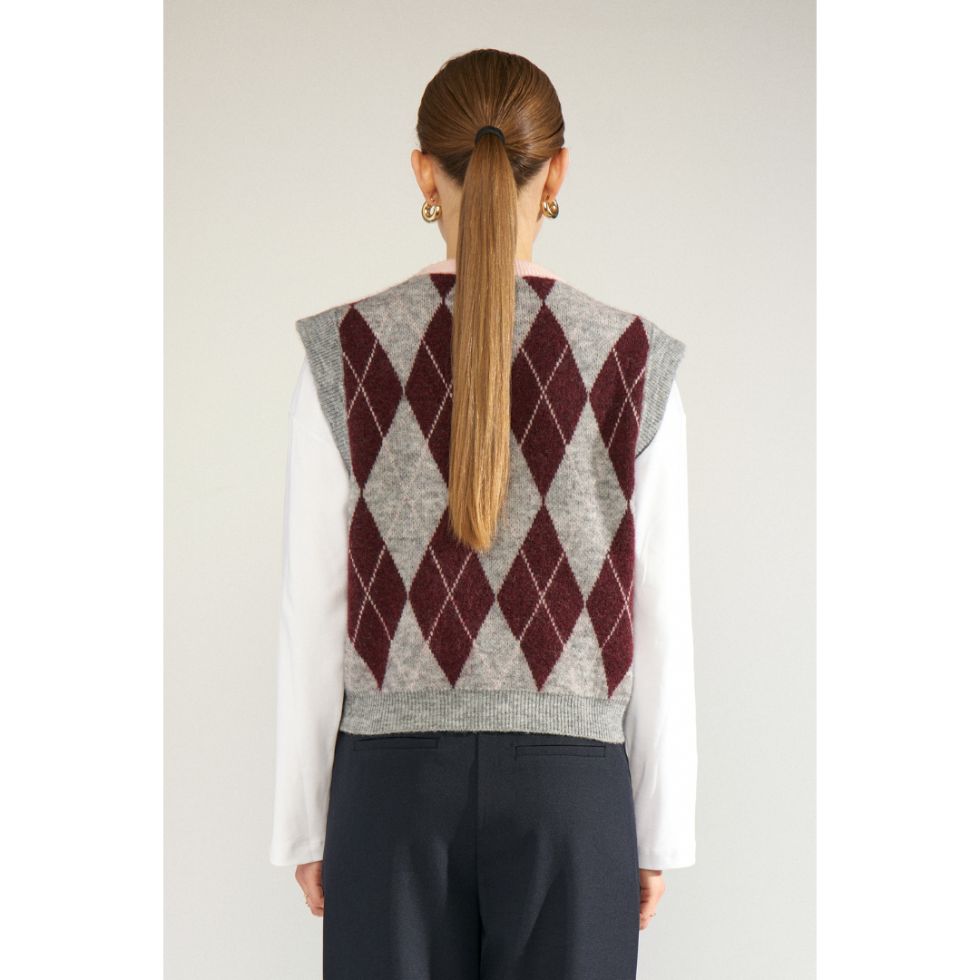 Nümph Nutikla Vest - Medium Grey Melange - Butik VIVI