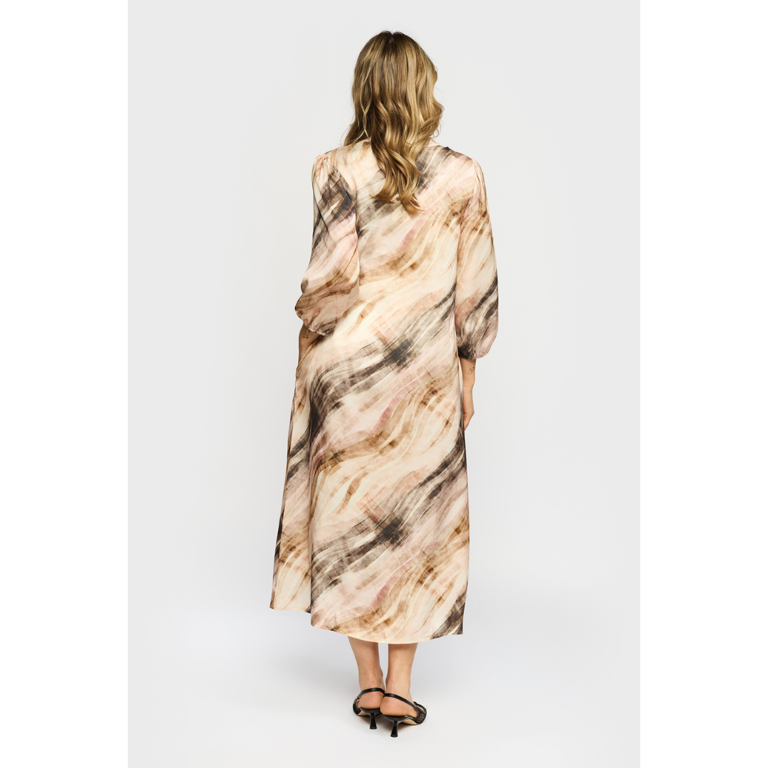 2Biz SITA Kjole - Sand Stripe - Butik VIVI