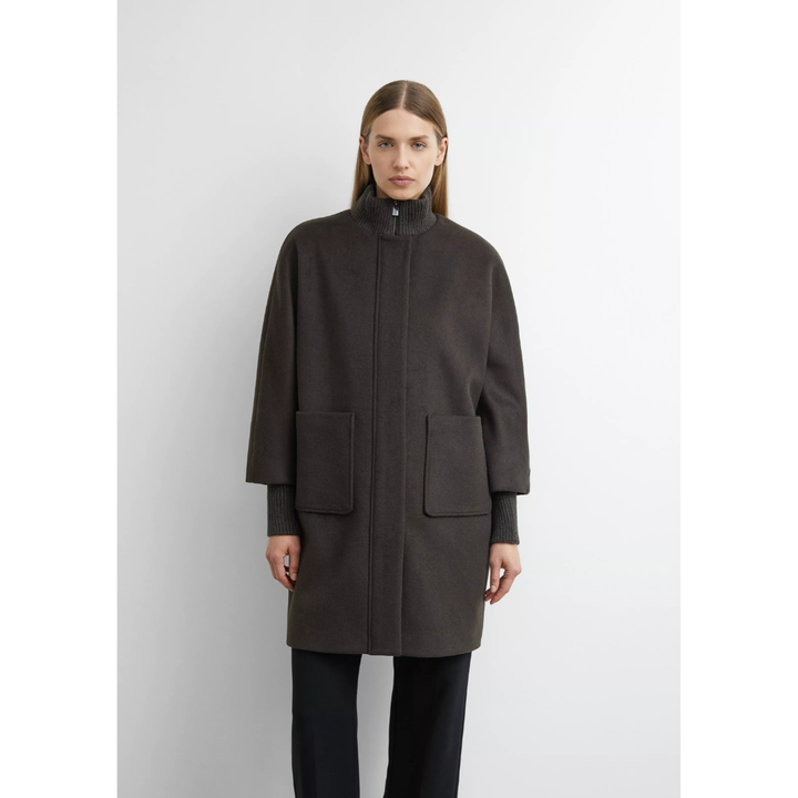 Comma Cape Frakke - Dark brown