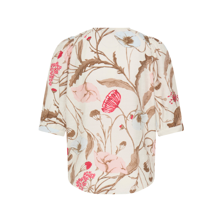 Fransa FRARIANA SH 10 Skjorte - Savannah Floral / Brown - Butik VIVI