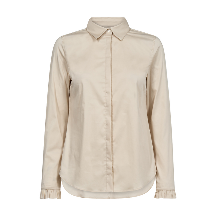 Mos Mosh MMMattie Flip Skjorte - Ecru