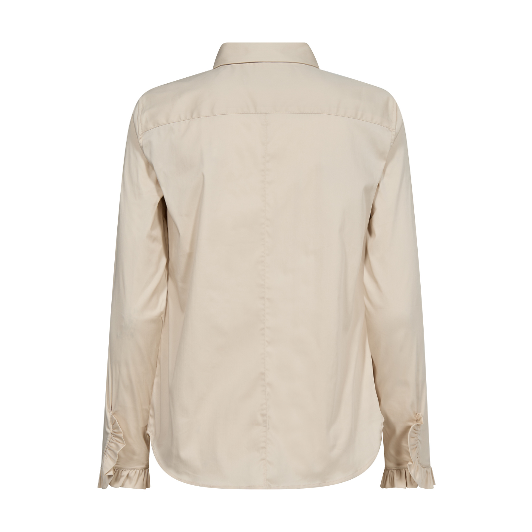 Mos Mosh MMMattie Flip Skjorte - Ecru