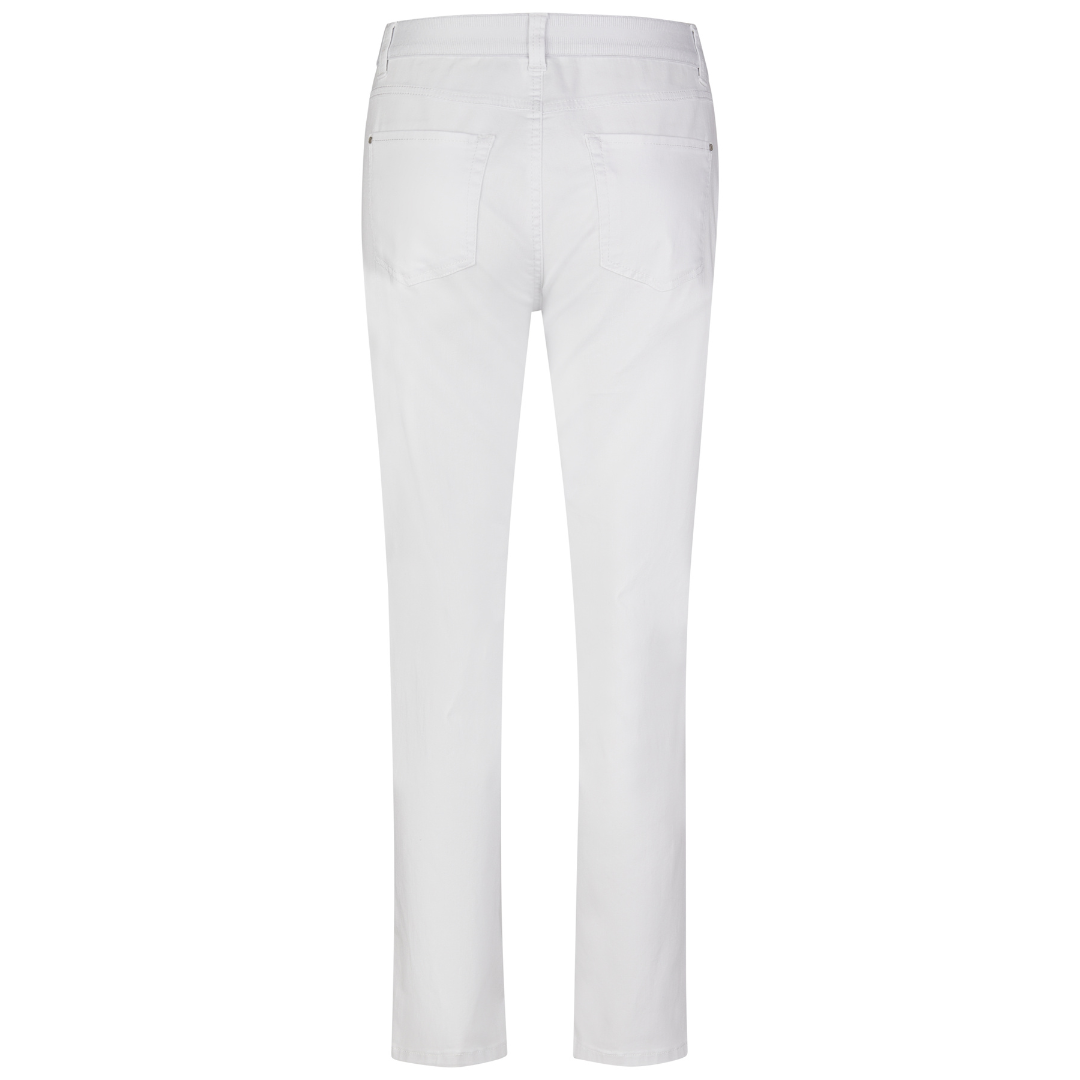 Anna Montana 1973 Angelika Slim Flexi Rom Bukser - Hvid