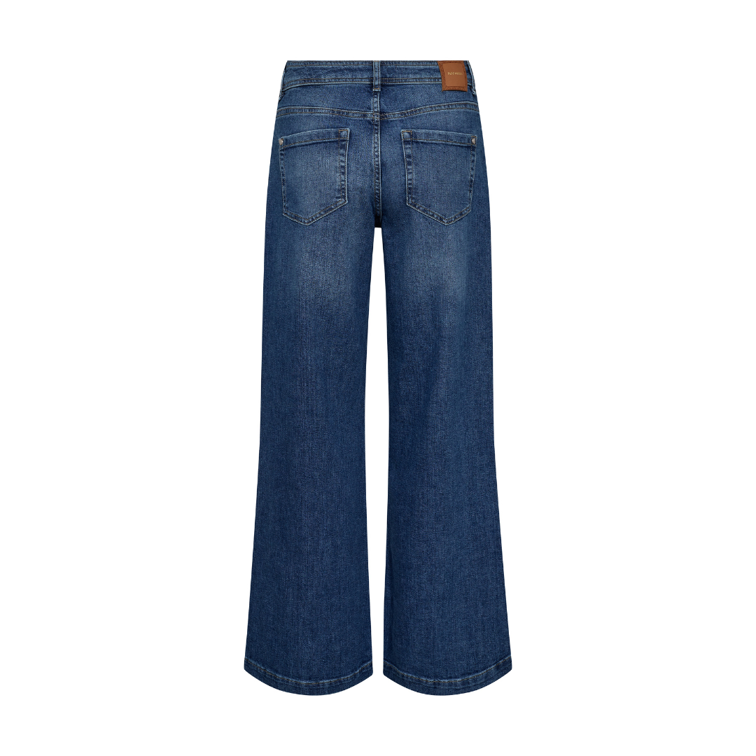 Mos Mosh MMDara Deco Jeans - Mid Blue