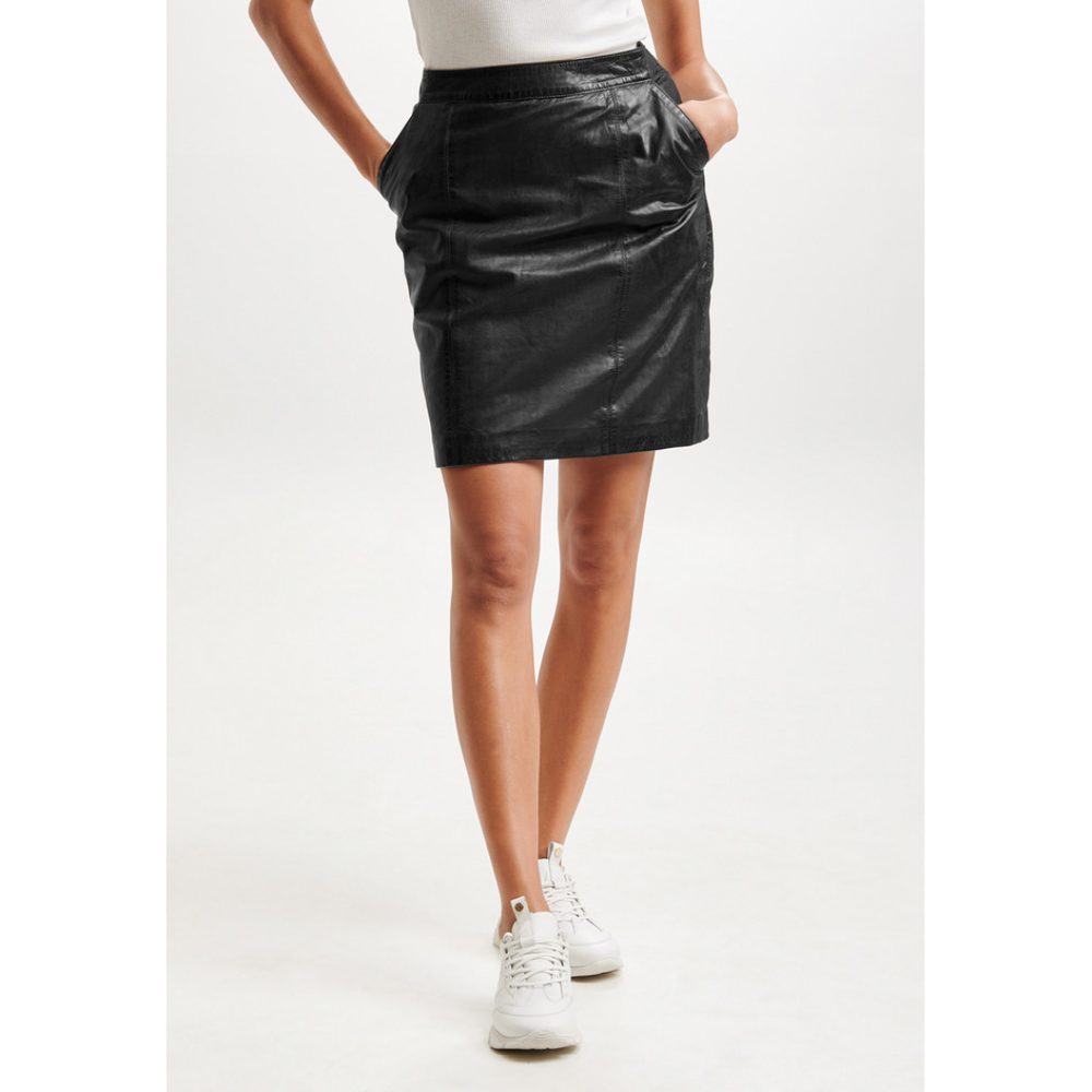 BTFCPH Amelie Leather Nederdel - Black - Butik VIVI