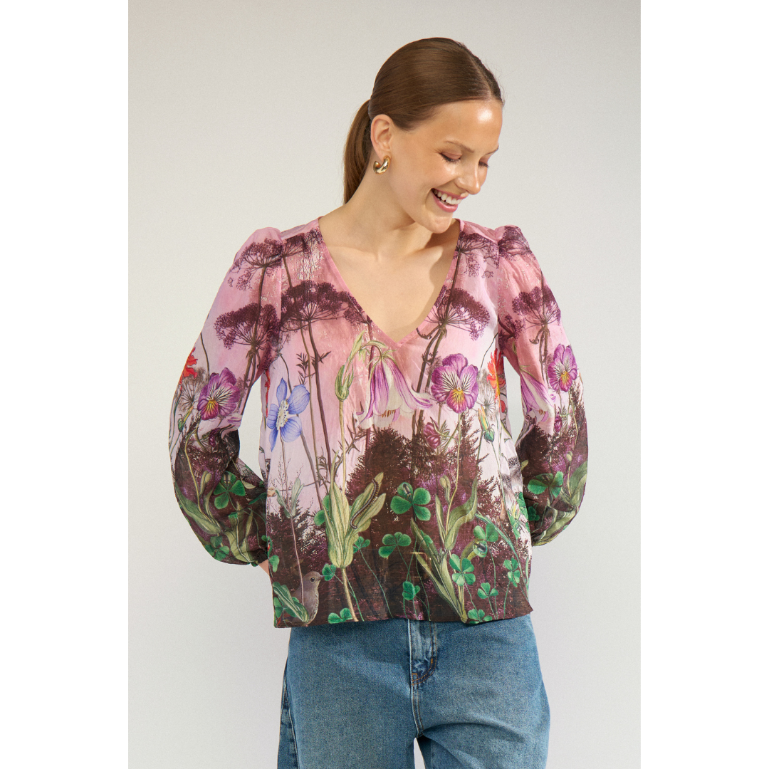 Nümph NUFOREST Bluse - Pink Lady