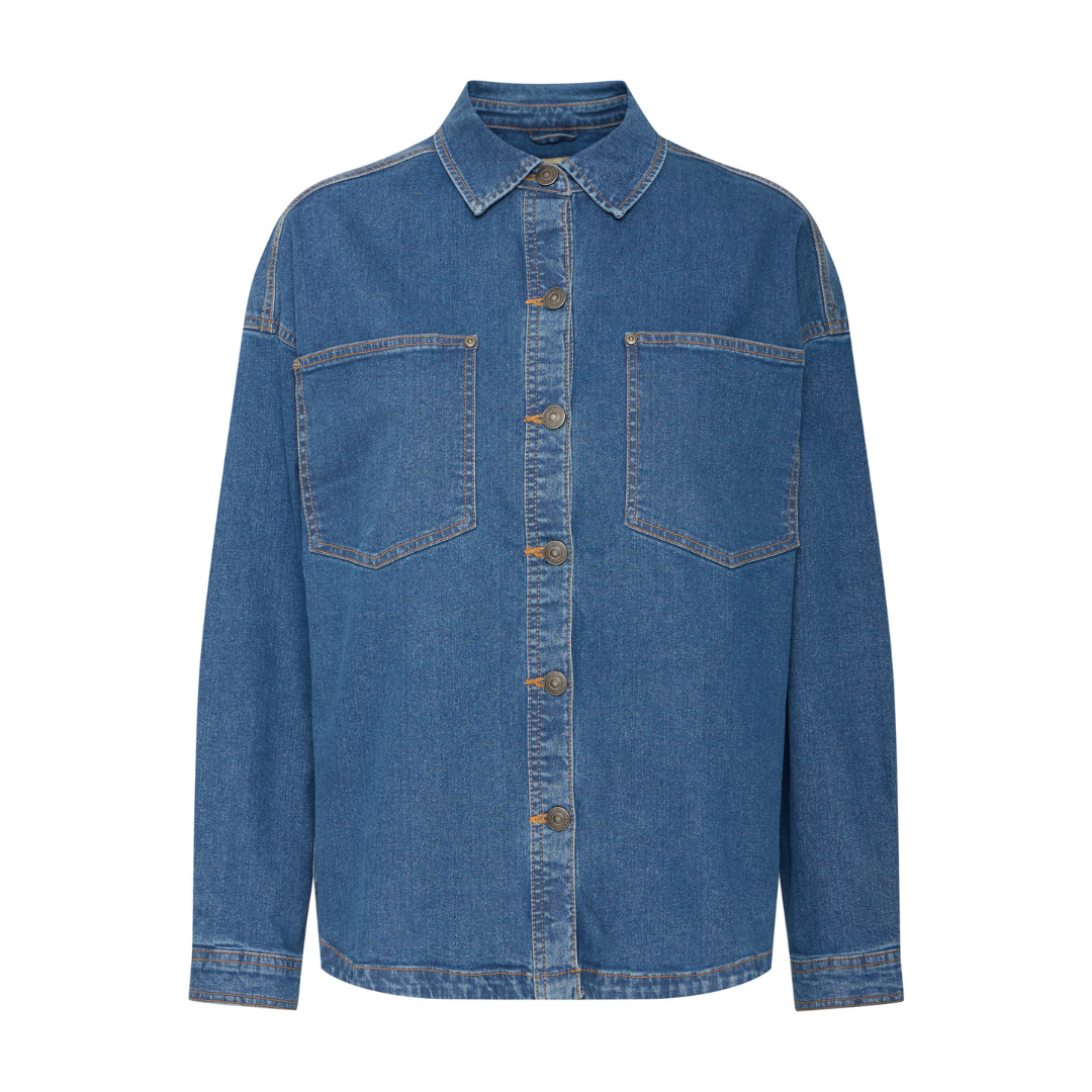Fransa  FRVOCUT JA 2 Jakke - true blue denim