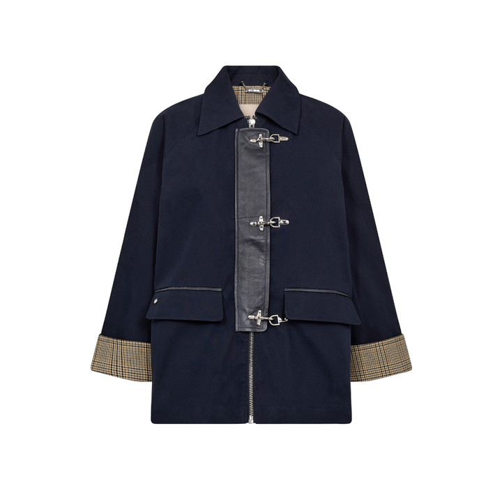 Mos Mosh MMFallon Mercer Jakke - Salute Navy - Butik VIVI