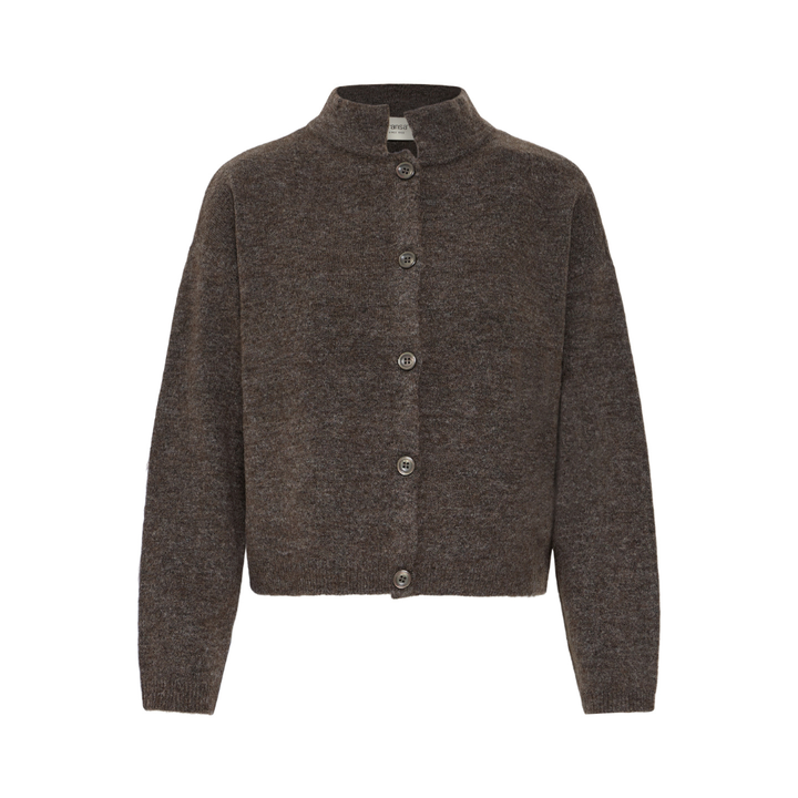 Fransa FRSANNY CAR 10 Cardigan - Hot Fudge Melange - Butik VIVI