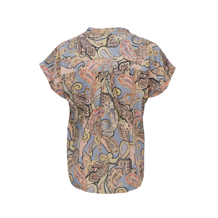 Black Colour BCLUNA Andrea S/S Top - Paradise Sky