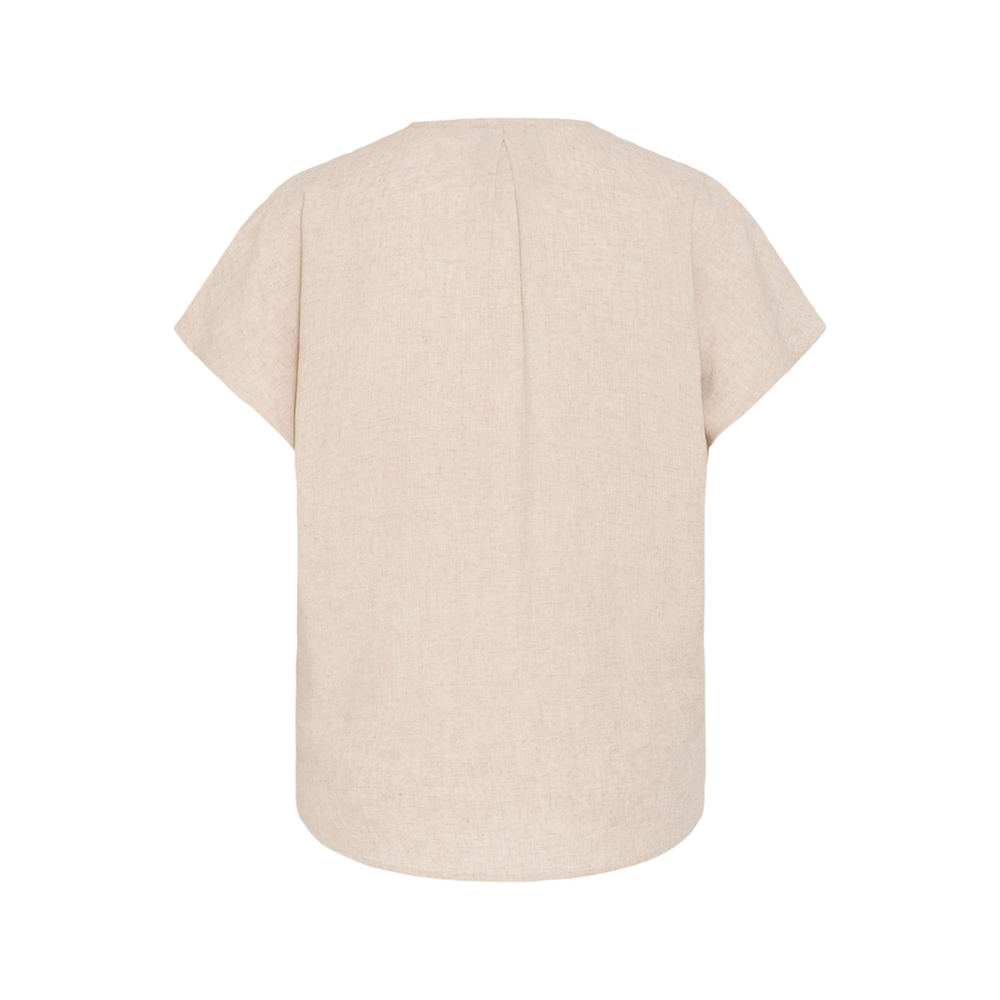 Fransa FRJETT BL 1 Bluse - Undyed Unbleached / Grey - Butik VIVI
