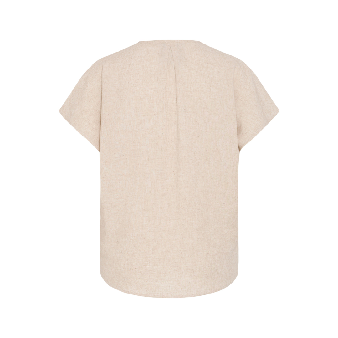 Fransa FRJETT BL 1 Bluse - Undyed Unbleached / Grey - Butik VIVI