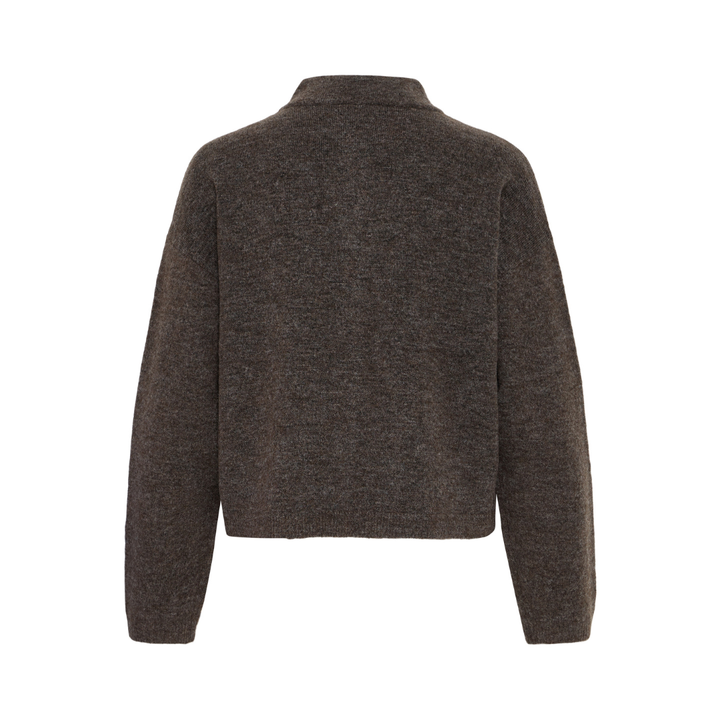 Fransa FRSANNY CAR 10 Cardigan - Hot Fudge Melange - Butik VIVI