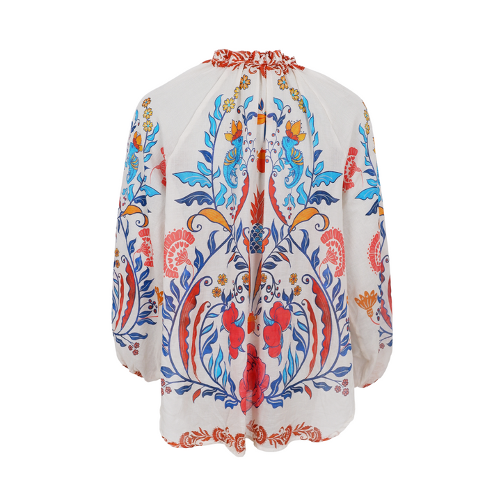 Black Colour BCPEACOCK Bluse - Marsala Red