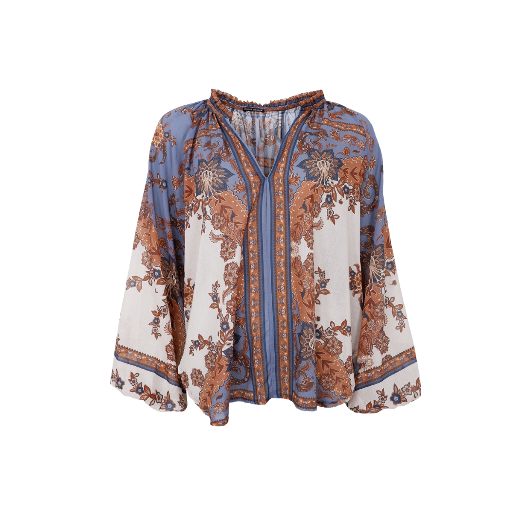 Black Colour BCINDIGO blouse - Blue
