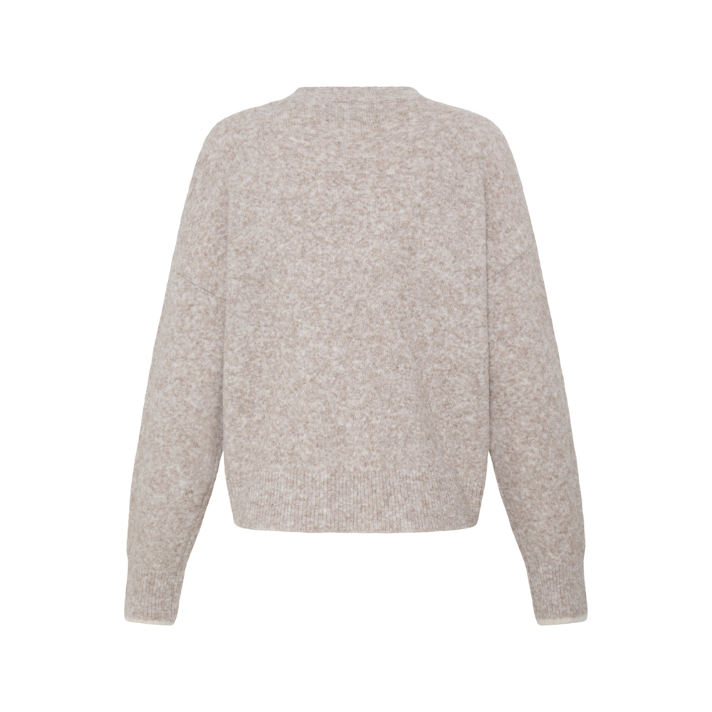 Fransa FRFLORENCE PU 2 Strik - Driftwood Text - Butik VIVI