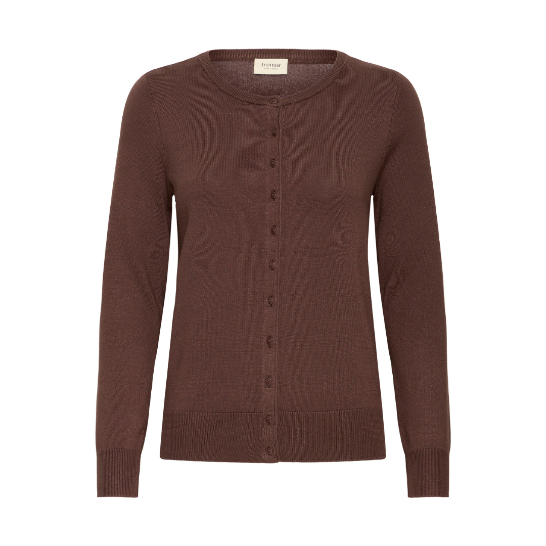 Fransa FRZUBASIC 60 Cardigan - Hot Fudge