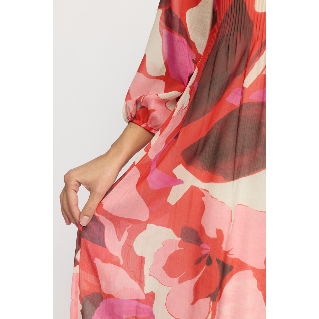 2Biz DIEPPE Kjole - Pink Flower