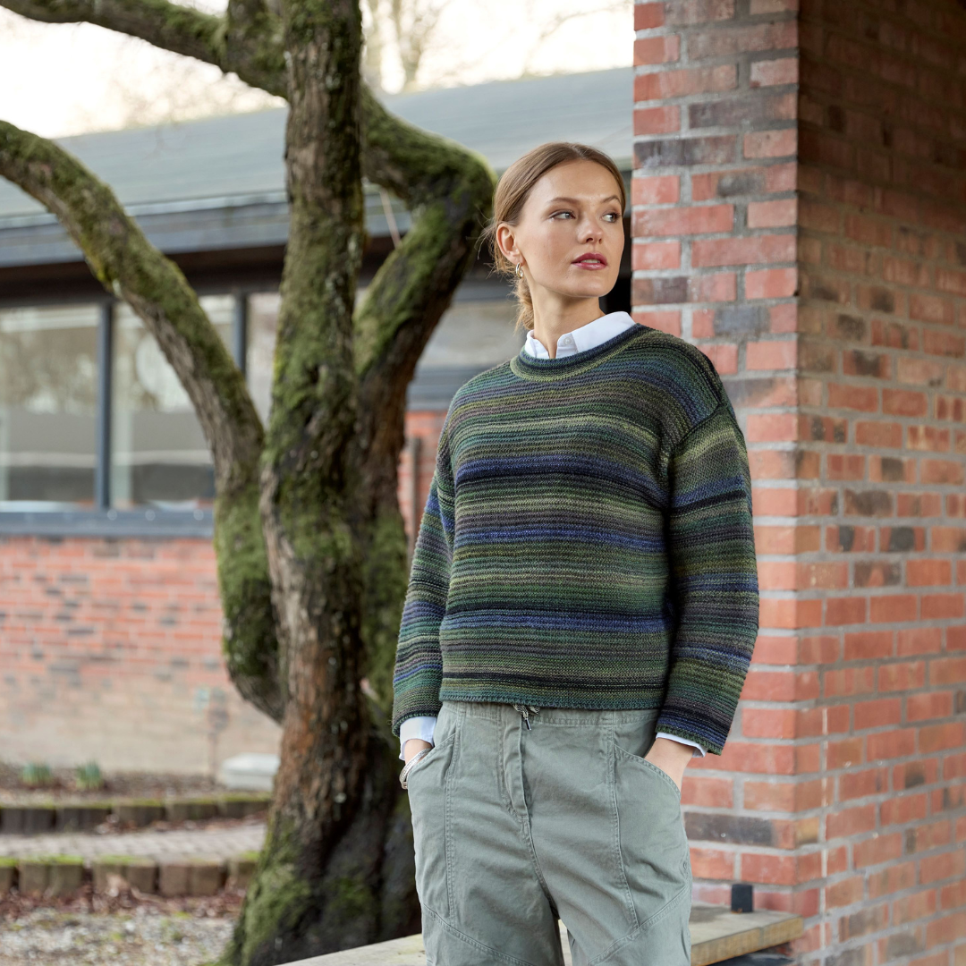 Skovhuus Casual Multicolour Pullover - Agave