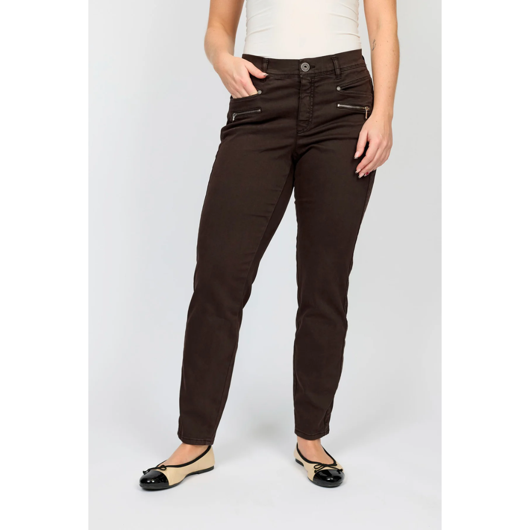 2Biz RANY Bukser - Dark Brown