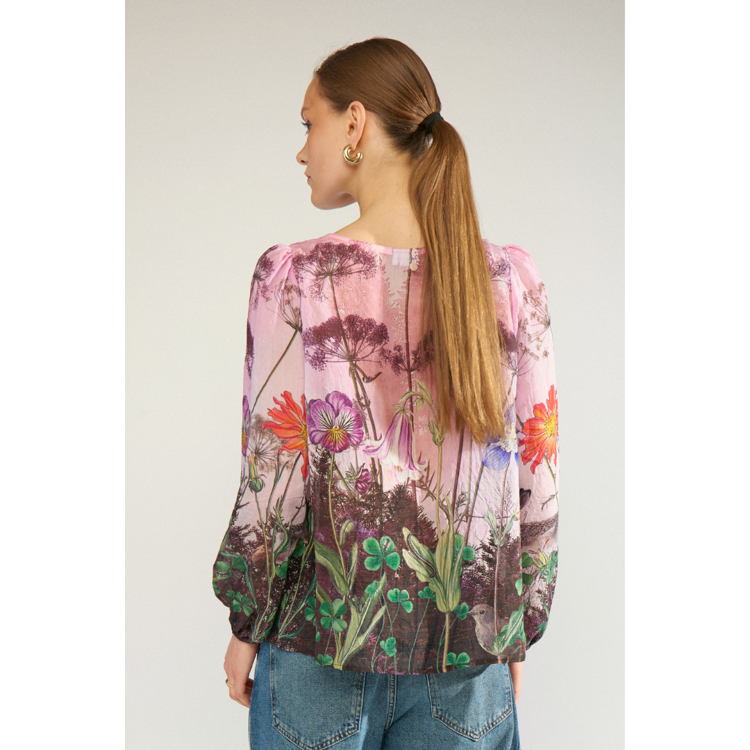 Nümph NUFOREST Bluse - Pink Lady