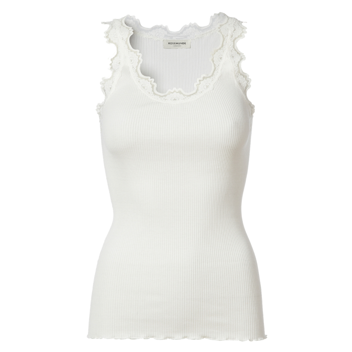 Rosemunde Babette Silke Top - New White - Butik VIVI